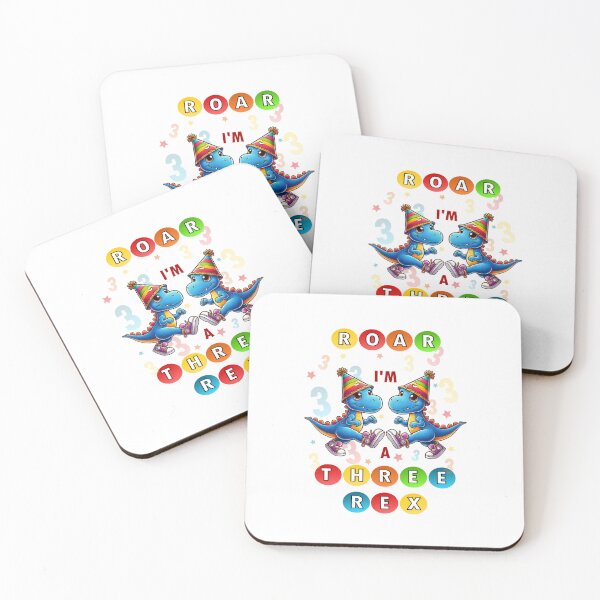 Item preview, Roar I'm A Three Rex Funny Dinosaur Dancing Boy 3 Years  designed and sold by Creat-Des.
