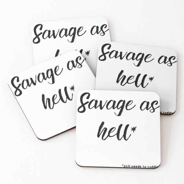 Item preview, I am mean one....Savage as Hell*  stickers and stuff designed and sold by Smallfish1274.