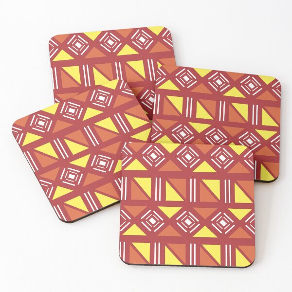 Item preview, African patterns – BOGOLAN red designed and sold by Wolagno.