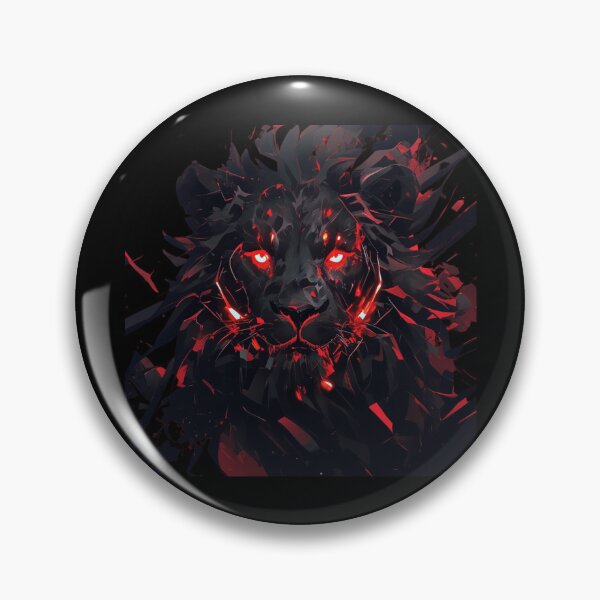 Item preview, Cyber Black Lion // Black Lion // Cool Animal // Cyber Animal // Animal Art // Animal Warrior // Gaming Aesthetic stickers designed and sold by SMARTKIT  DESIGNAGENCY.