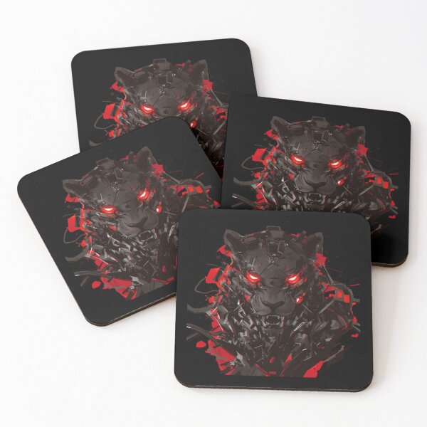 Artikelvorschau, Cyber Black Lion / / Schwarzer Löwe / / Cooles Tier / / Cyber-Tier / / Tierkunst / / Tierkrieger / / Gaming-Ästhetik-Aufkleber entworfen und verkauft von SMARTKIT DESIGNAGENCY.