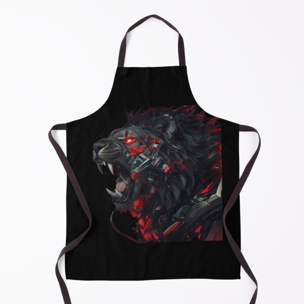 Item preview, Cyber Black Lion // Black Lion // Cool Animal // Cyber Animal // Animal Art // Animal Warrior // Gaming Aesthetic stickers designed and sold by SMARTKIT  DESIGNAGENCY.