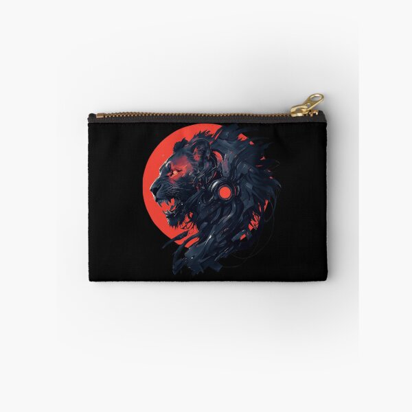 Item preview, Black Lion // Black Lion // Cool Animal // Cyber Animal // Animal Art // Animal Warrior // Gaming Aesthetic stickers designed and sold by SMARTKIT  DESIGNAGENCY.