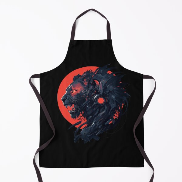 Item preview, Black Lion // Black Lion // Cool Animal // Cyber Animal // Animal Art // Animal Warrior // Gaming Aesthetic stickers designed and sold by SMARTKIT  DESIGNAGENCY.