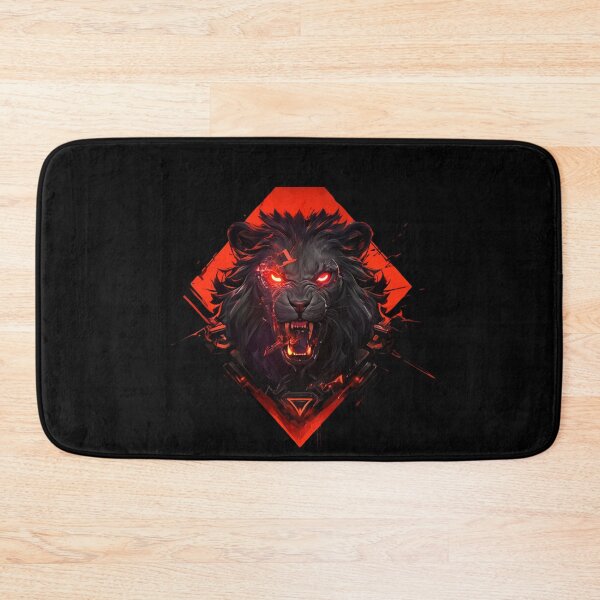 Item preview, Black Lion // Black Lion // Cool Animal // Cyber Animal // Animal Art // Animal Warrior // Gaming Aesthetic stickers designed and sold by SMARTKIT  DESIGNAGENCY.