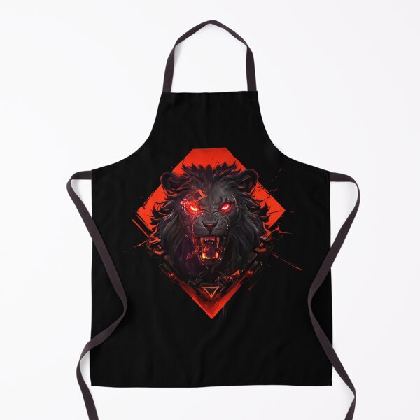 Item preview, Black Lion // Black Lion // Cool Animal // Cyber Animal // Animal Art // Animal Warrior // Gaming Aesthetic stickers designed and sold by SMARTKIT  DESIGNAGENCY.