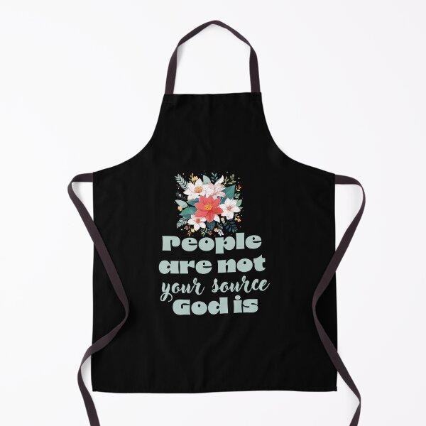 Item preview, People Are Not Your Source God Is - Christian designed and sold by CrossCrafted.