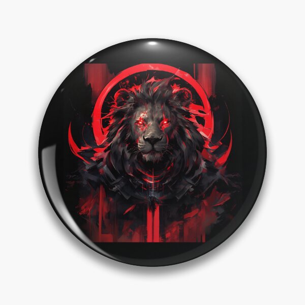 Item preview, Black Lion // Black Lion // Cool Animal // Cyber Animal // Animal Art // Animal Warrior // Gaming Aesthetic stickers designed and sold by SMARTKIT  DESIGNAGENCY.
