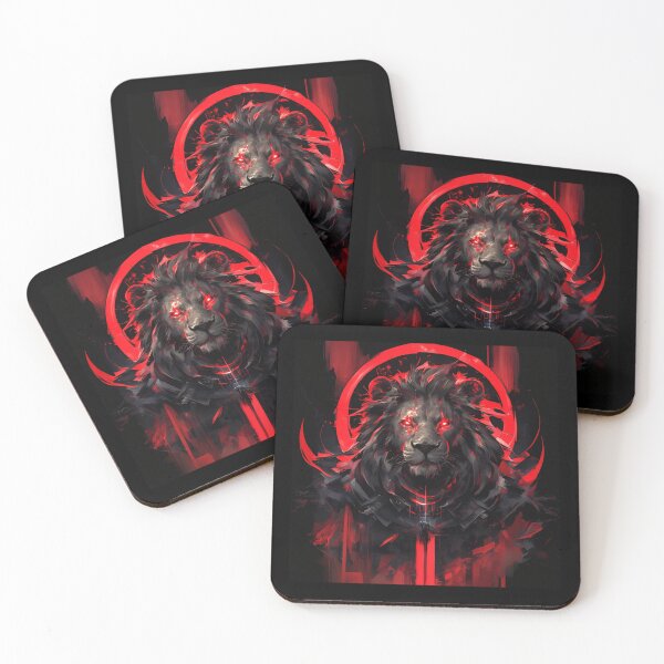 Item preview, Black Lion // Black Lion // Cool Animal // Cyber Animal // Animal Art // Animal Warrior // Gaming Aesthetic stickers designed and sold by SMARTKIT  DESIGNAGENCY.