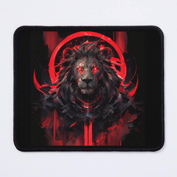 Item preview, Black Lion // Black Lion // Cool Animal // Cyber Animal // Animal Art // Animal Warrior // Gaming Aesthetic stickers designed and sold by SMARTKIT  DESIGNAGENCY.