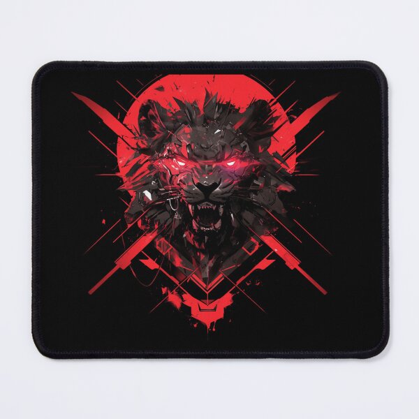 Item preview, Black Lion // Black Lion // Cool Animal // Cyber Animal // Animal Art // Animal Warrior // Gaming Aesthetic stickers designed and sold by SMARTKIT  DESIGNAGENCY.
