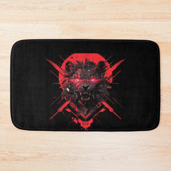 Item preview, Black Lion // Black Lion // Cool Animal // Cyber Animal // Animal Art // Animal Warrior // Gaming Aesthetic stickers designed and sold by SMARTKIT  DESIGNAGENCY.