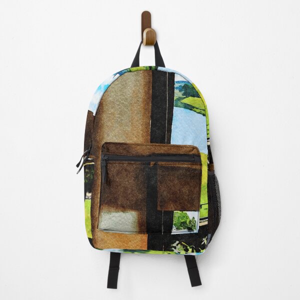 Item preview, Scenic watercolor view of the Lake District landscape through a window designed and sold by GestaltImagery.