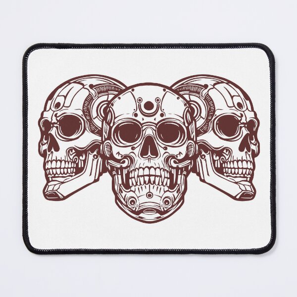 Item preview, 3 Robot Skulls 01 designed and sold by Reillustore X.