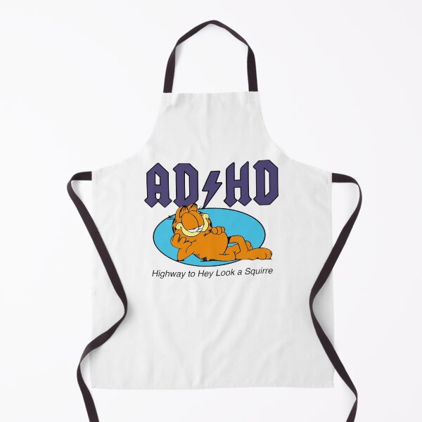 Item preview, ADHD Highway To Hey Look A Squirre Cat Cartoon designed and sold by SnarkoClothes.