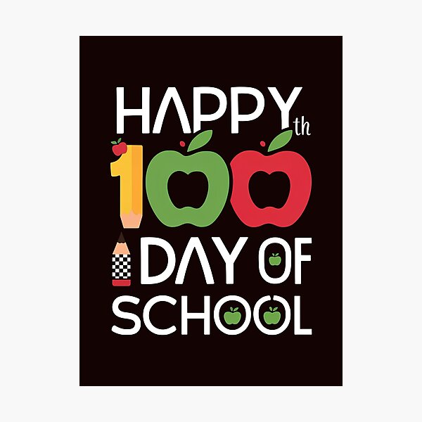 Item preview, happy 100 days of school designed and sold by venavar.