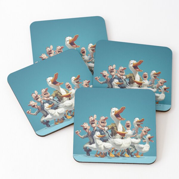 Item preview, Ducks vs Men: An Unexpected and Fun Battle designed and sold by DobermanFans.