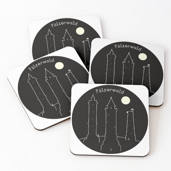 Item preview, Towers of the West Palatinate at night designed and sold by PalzShirts.
