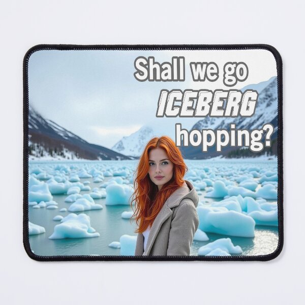 Item preview, Shall We Go Iceberg Hopping? designed and sold by Surreallytee.