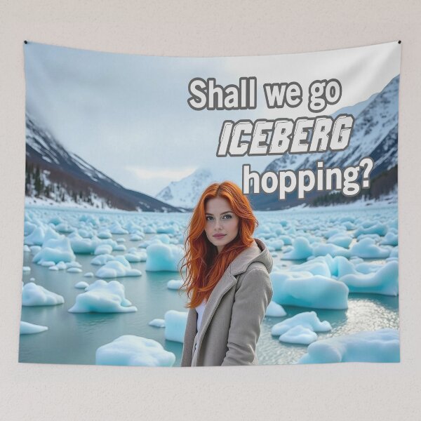 Item preview, Shall We Go Iceberg Hopping? designed and sold by Surreallytee.