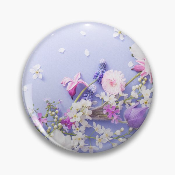 Item preview, Flowers On Lavender Background designed and sold by DsDesignArt.