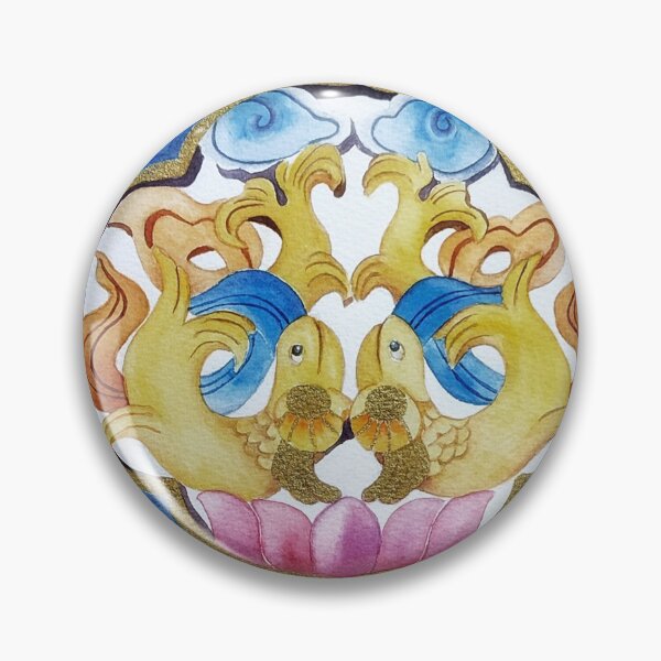 Item preview,  8 Buddhist Auspicious symbols The golden fishes designed and sold by Yarlseri.