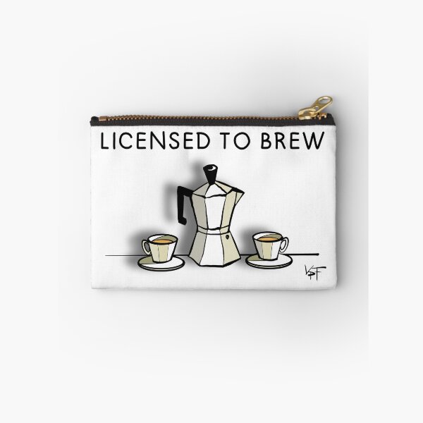 Item preview, Licensed To Brew (White) designed and sold by Virtual Pathfinder.