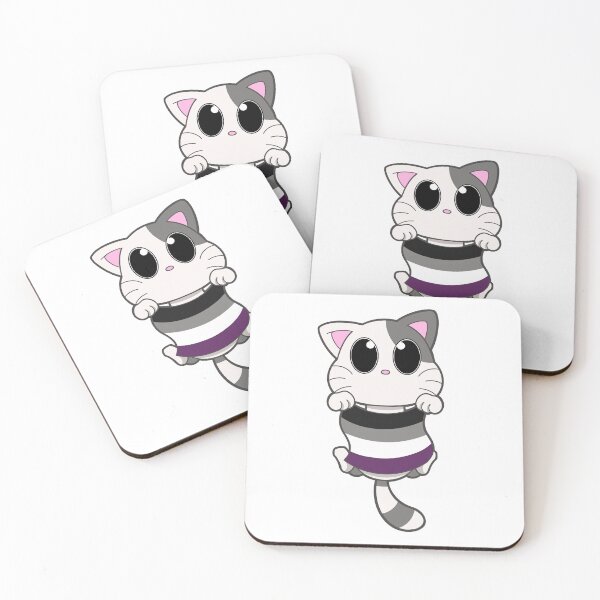 Item preview, Asexual flag cat designed and sold by LCrafty7.