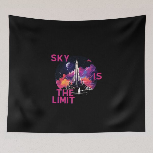 Item preview, Sky is The Limit quote designed and sold by SMARTKIT  DESIGNAGENCY.