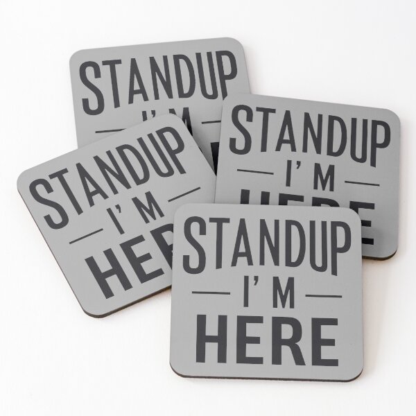 Item preview, stand up - I m here designed and sold by VibeTwist.
