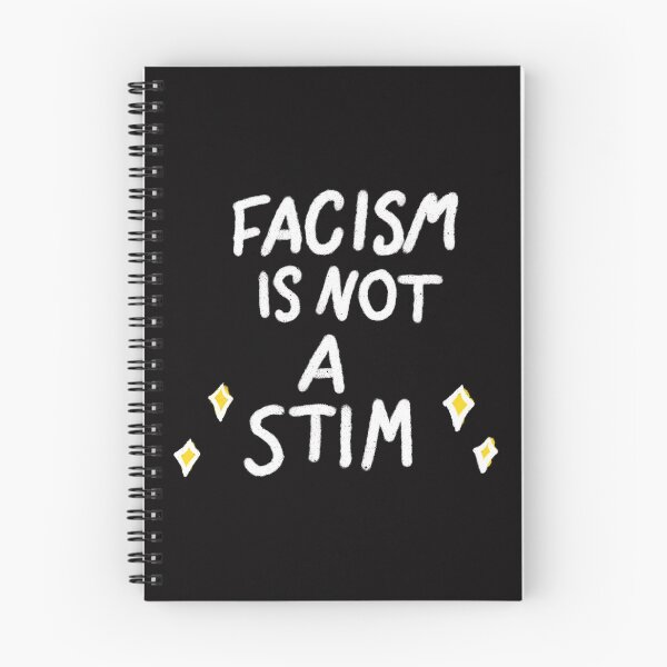 Item preview, FACISM IS NOT A STIM (White/Bl) designed and sold by Pretty-Sounds.