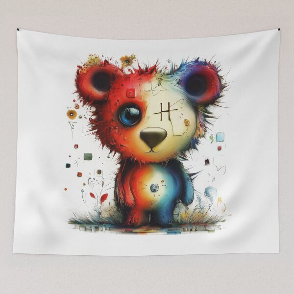 Item preview, Imperfect Cute Teddy Bear design No 2. designed and sold by Shoot-The-Moon.