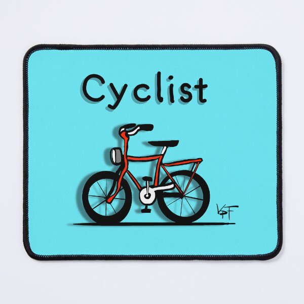 Item preview, Cyclist Blue designed and sold by Virtual Pathfinder.