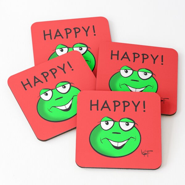 Item preview, HAPPY! (Green) designed and sold by Virtual Pathfinder.