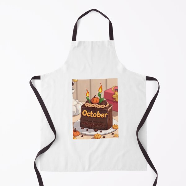 Item preview, October Cake kawaii cute birthday gift funny dessert designed and sold by CheeseBlueprint.