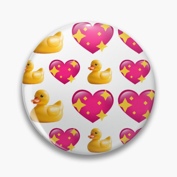 Item preview, Yellow ducks and fuchsia hearts designed and sold by Topmel.