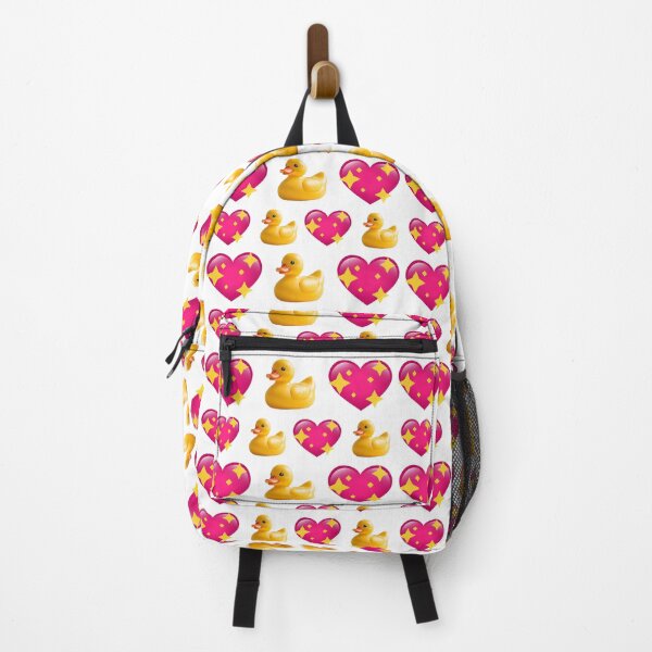 Item preview, Yellow ducks and fuchsia hearts designed and sold by Topmel.