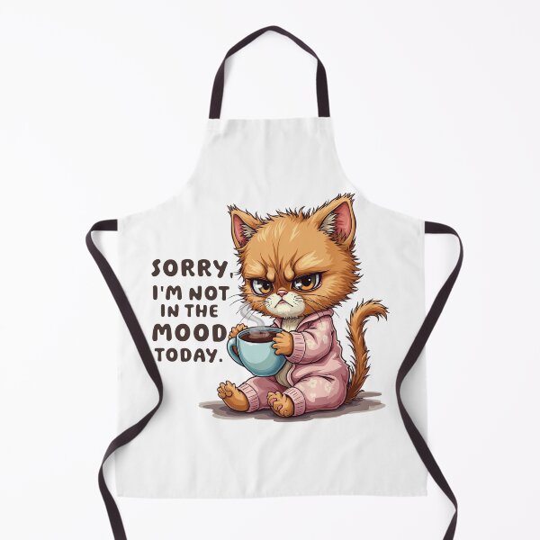 Item preview, Funny Cat t shirt Sorry, I'm not in the mood today designed and sold by StreetArtPro.