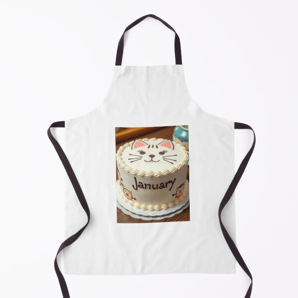 Item preview, January Cake kawaii cute birthday gift funny dessert designed and sold by CheeseBlueprint.