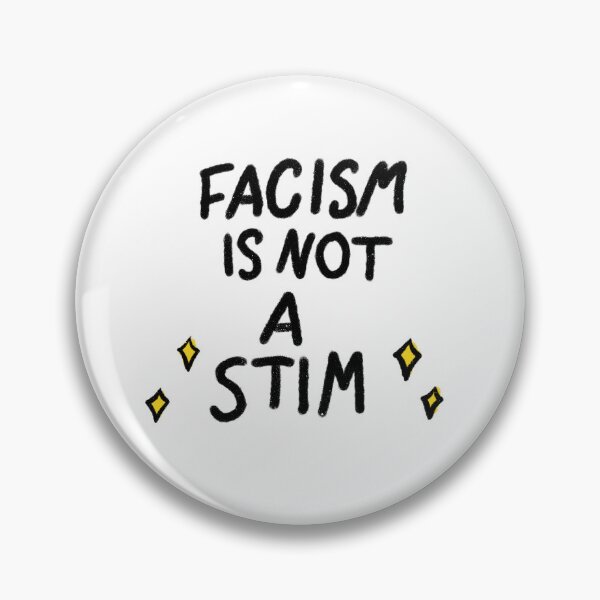 Item preview, FACISM IS NOT A STIM (Black/Wht)  designed and sold by Pretty-Sounds.