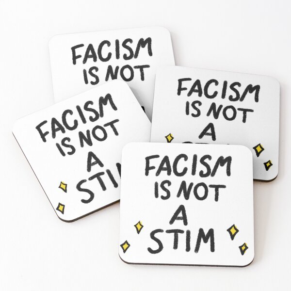 Item preview, FACISM IS NOT A STIM (Black/Wht)  designed and sold by Pretty-Sounds.