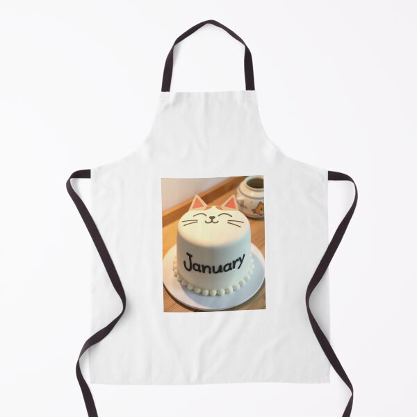 Item preview, January Cake kawaii cute birthday gift funny dessert designed and sold by CheeseBlueprint.