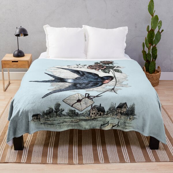Item preview, Swallow carrying message of love designed and sold by Rômulo Queiroz.