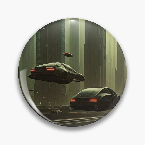Item preview, Futuristic Cityscape with Flying Cars designed and sold by LoveingShop.