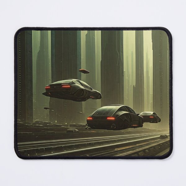 Item preview, Futuristic Cityscape with Flying Cars designed and sold by LoveingShop.