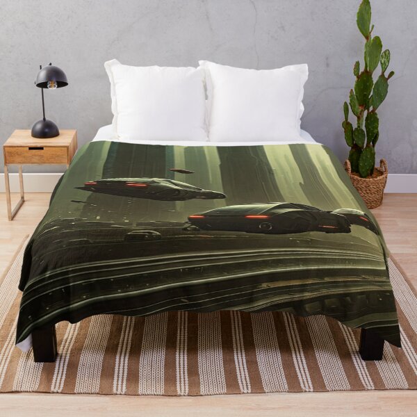 Item preview, Futuristic Cityscape with Flying Cars designed and sold by LoveingShop.