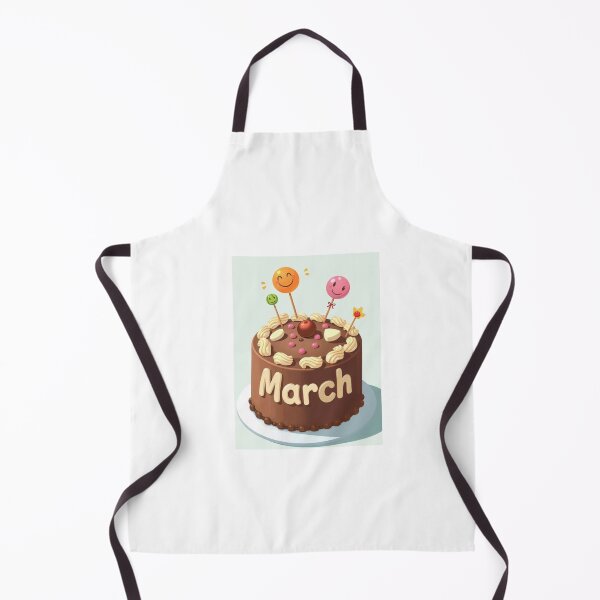 Item preview, March Cake kawaii cute birthday gift funny dessert designed and sold by CheeseBlueprint.