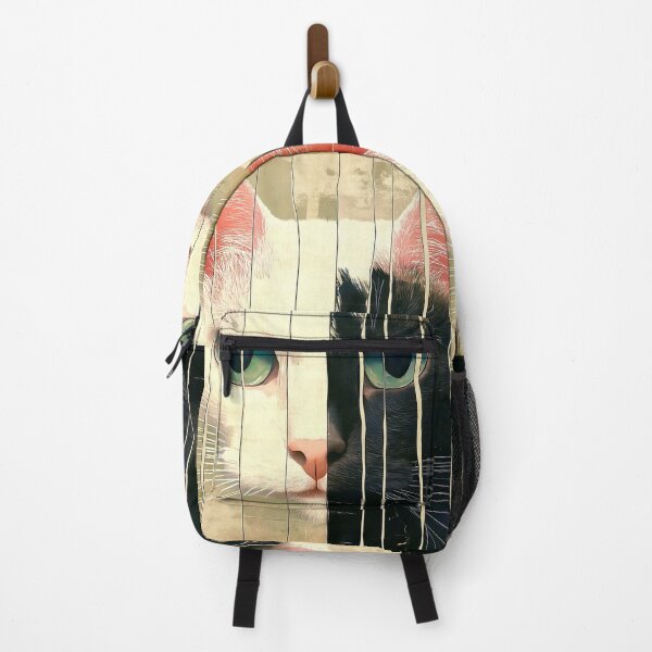 Item preview, Cool Cat design. Black and white feline face. designed and sold by Shoot-The-Moon.