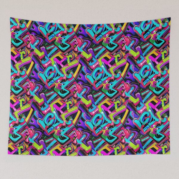 Item preview, Hip Hop Graffiti Tags Abstract designed and sold by ArtisticPen-art.
