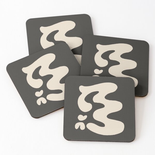 Item preview, Beige abstract minimalist design on brown background designed and sold by by-jwp.